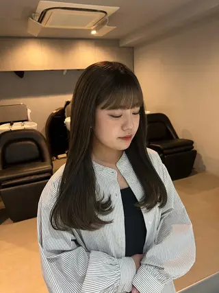 ロング カラー akane/ボブ /オリーブ/ブラウンのヘアスタイル