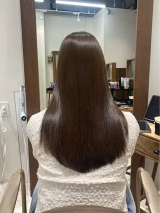 ロング カラー 暖色カラー /ヘアアレンジ/花鈴のヘアスタイル