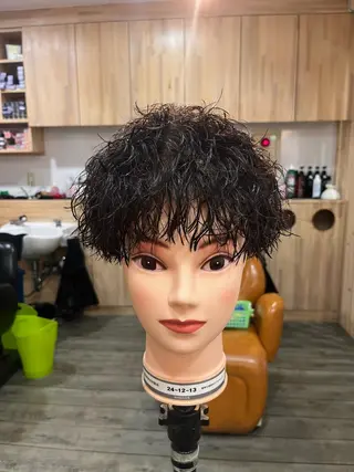 パーマ メンズ hairLOOP所属・西院LOOP sayakaのヘアスタイル