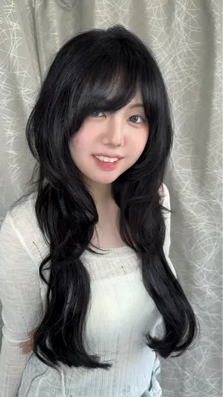 ロング 永田竜一/ 小顔くびれレイヤーのヘアスタイル