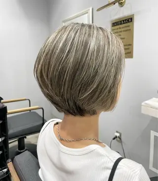 カラー 🫧ハイライトモデル 募集🫧溝口結麻のヘアスタイル