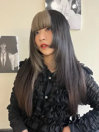 ロング カラー mikaze ˚✧₊☆*:.｡渋谷のヘアスタイル