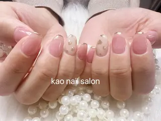 ネイル kao nail マグネット/長さだしのネイルデザイン