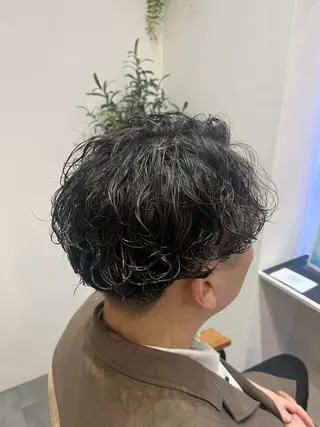 パーマ メンズ 藤田 詩織のヘアスタイル