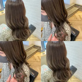 ロング カラー 艶カラー/韓国顔周り 🎀mamiのヘアスタイル