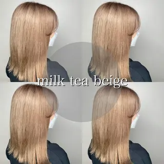 セミロング カラー キッズ SALOWIN 新宿三丁目East所属・縮毛矯正/艶カラー /美髪/ﾒｸﾞﾐのヘアスタイル