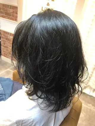ミディアム 髪質改善縮毛矯正 リピートNo.1米倉のヘアスタイル