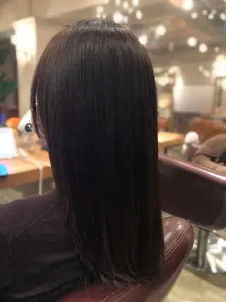 ミディアム 韓国風カット/ 髪質改善 黒崎のヘアスタイル