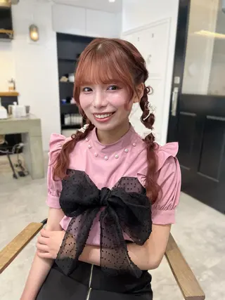 ロング ヘアアレンジ 縮毛矯正特化⌇﻿髪質 改善⌇﻿じゅあんのヘアスタイル