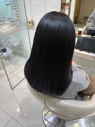 ロング 縮毛矯正&髪質改善 西野のヘアスタイル