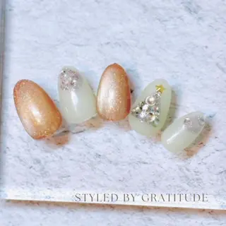 ネイル gratitude 牧田のネイルデザイン