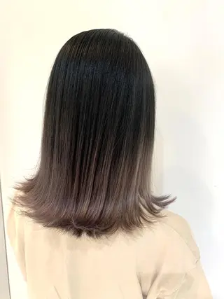 ミディアム カラー 無料カットモデル募集 スタイリスト石井大夢のヘアスタイル