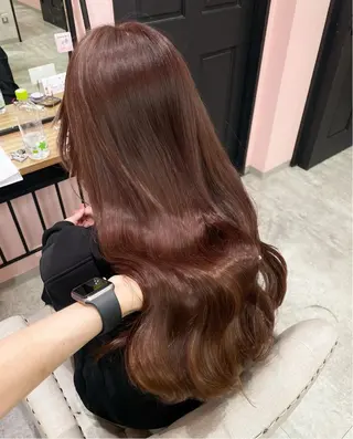 ロング カラー 🤍ふんわりアイドル カラー🎀Rio🪽のヘアスタイル