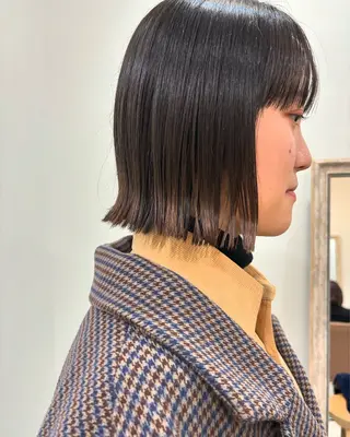 ショート ボブ／ミニボブ／ akaneのヘアスタイル