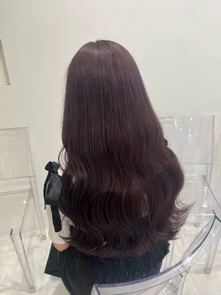 ロング カラー ガーリー♡女の子っぽ ヘア♡ピンクカラー♡のヘアスタイル