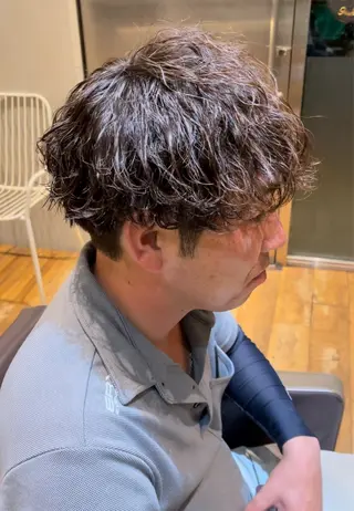 パーマ メンズ CUORE HAIR ange水戸所属・🌟パーマリスト 鈴木雄大🌟のヘアスタイル