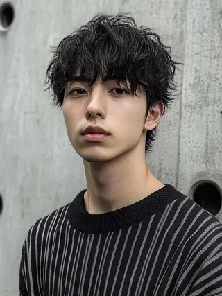 ショート 髪質改善×縮毛矯正× 艶カラー　吉原和磨のヘアスタイル