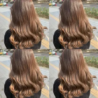 ロング カラー 店長✨️韓国ヘア✖️ 髪質改善カラー／純大のヘアスタイル
