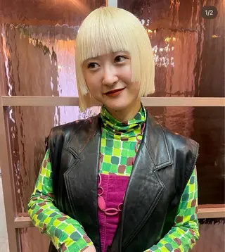 ショート カラー ハイトーン特化🤍 Ayakaのヘアスタイル