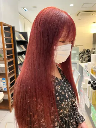 ロング カラー ヘアアレンジ channel所属・Natsumi ❤︎のヘアスタイル