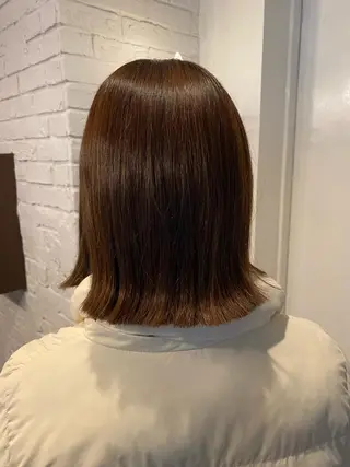 ミディアム カラー ヘアアレンジ 韓国ヘア×髪質 改善🇰🇷シオリのヘアスタイル