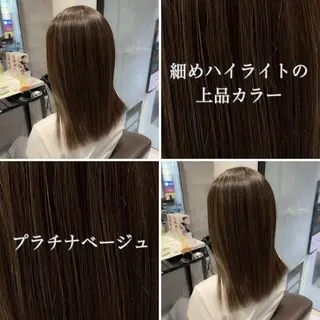 ミディアム カラー Grow by NYNY 坂本 理輝のヘアスタイル