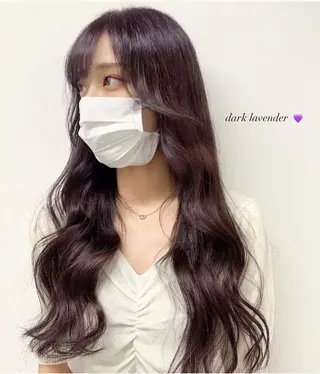 カラー RIKO👼🏻💓 韓国ガーリーのヘアスタイル