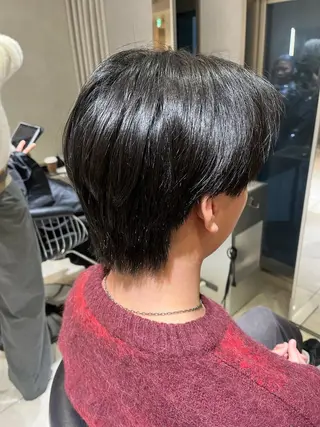 パーマ メンズ メンズセンターパート 池袋/wakanaのヘアスタイル