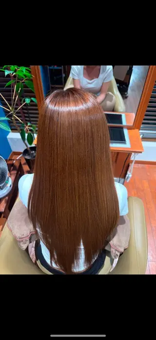 ロング 山本 元音のヘアスタイル