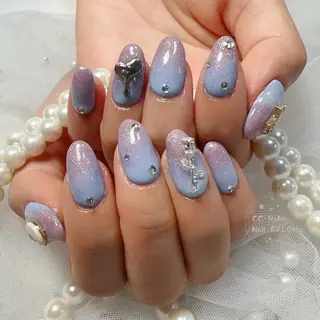 ネイル 💎CC・NaNa 韓国風ネイル🌙Cのネイルデザイン