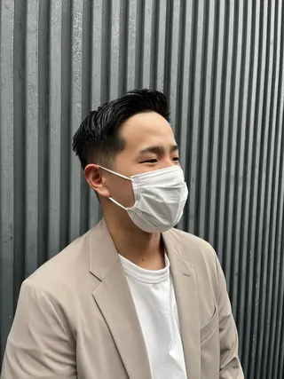 ショート メンズ &CREW スタッフのヘアスタイル