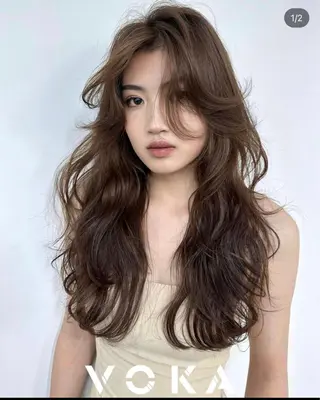 ロング コスメパーマ 佐藤　諒のヘアスタイル