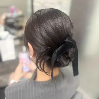 ミディアム ヘアアレンジ ヘアセット/エクステ cocoro🐹🎀のヘアスタイル