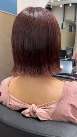 ミディアム 森本峻介 ボブ/透明感カラーのヘアスタイル