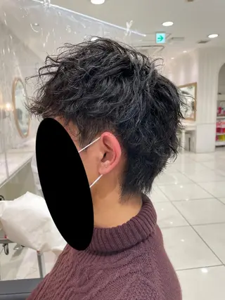 パーマ メンズ 🔹メンズ縮毛矯正 川島爽楽🔹のヘアスタイル