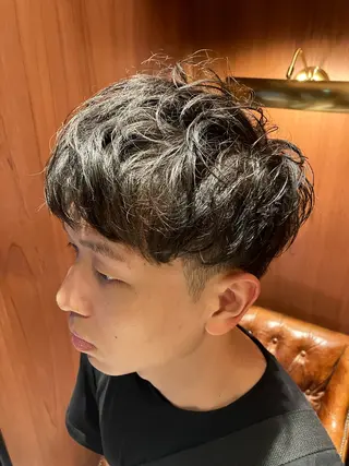 ショート パーマ メンズ BroTokyo Barbershop 有楽町店所属・SAKI SAKIのヘアスタイル