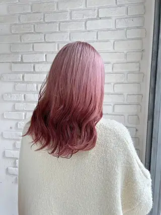 セミロング カラー hozumi bilanciaのヘアスタイル