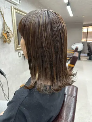 ロング カラー Lien 深井店のヘアスタイル