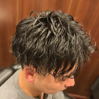 ミディアム パーマ メンズ/無料カット /齋藤郁美のヘアスタイル