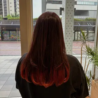 セミロング ﾃﾞｻﾞｲﾝｶﾗｰ 💫suzuno🪐のヘアスタイル