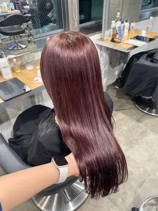 カラー 🎀ツヤ髪✖︎ 暖色🎀RYUKAのヘアスタイル