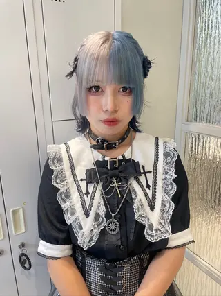 カラー デザインカラー/ ヘアアレンジ/りりかのヘアスタイル