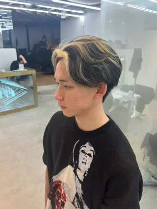 メンズ 🌀toa/波巻き✨ /メンズパーマ／栄のヘアスタイル