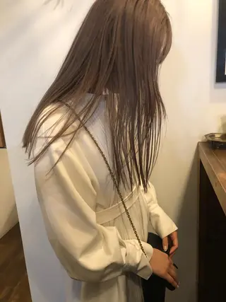 ロング カラー ケアブリーチ/ボブ/ honoのヘアスタイル