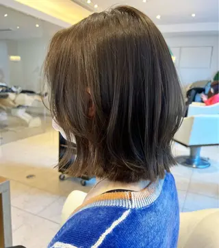 ミディアム カラー 清水 萌未のヘアスタイル