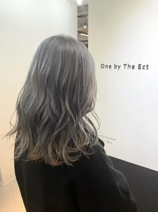 セミロング カラー 片山美穂 心斎橋・北堀江のヘアスタイル