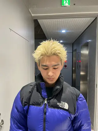 ショート カラー パーマ メンズ 🔥メンズ 特化🔥菊水皐暉🔥のヘアスタイル