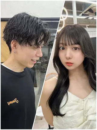 ロング ヒラ マツのヘアスタイル