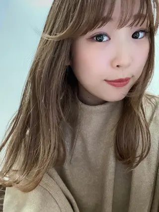 セミロング カラー ヘアアレンジ ハイトーンピンク🍑 ブリーチ🍑RINAのヘアスタイル