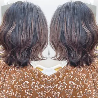 ミディアム H所属・H (エイチ) 烏丸御池店のヘアスタイル